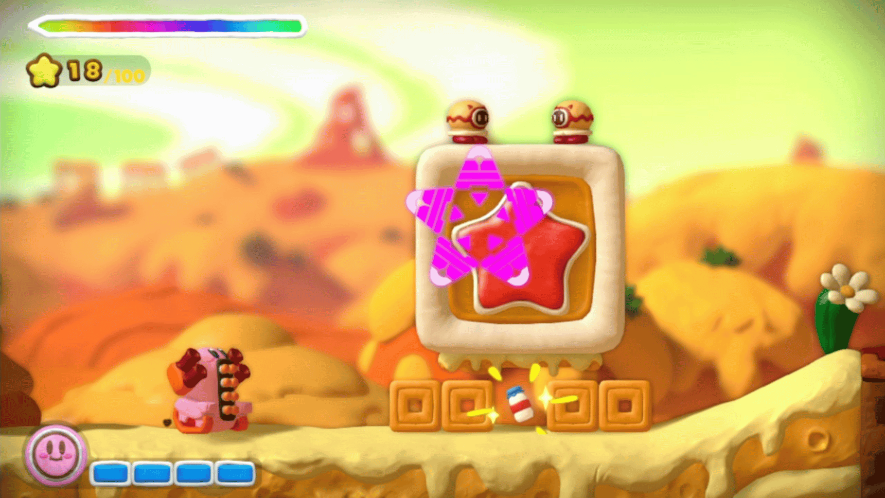 Kirby and the Rainbow Curse screenshot