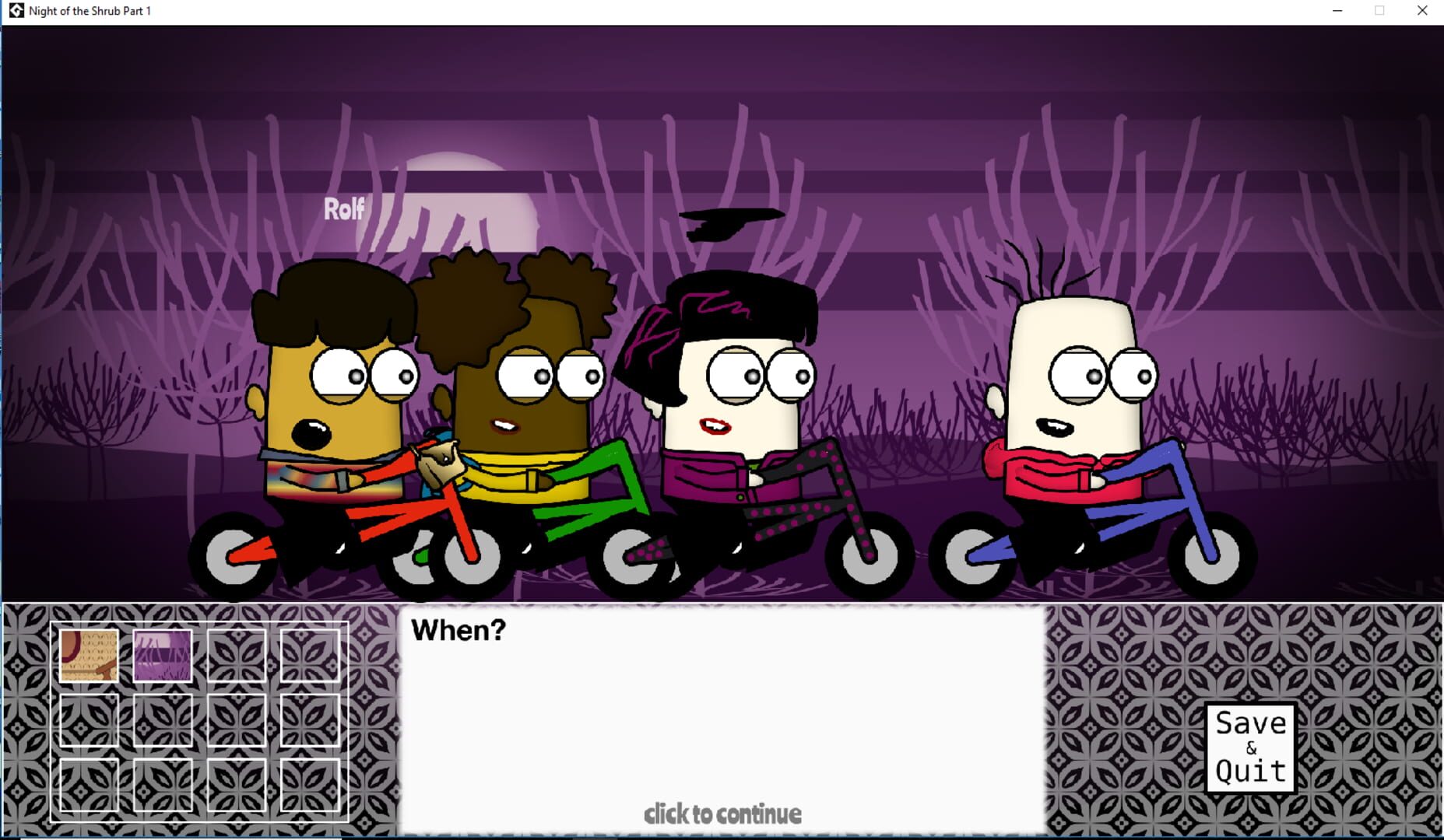 Night of the Shrub Part 1 - Screenshot