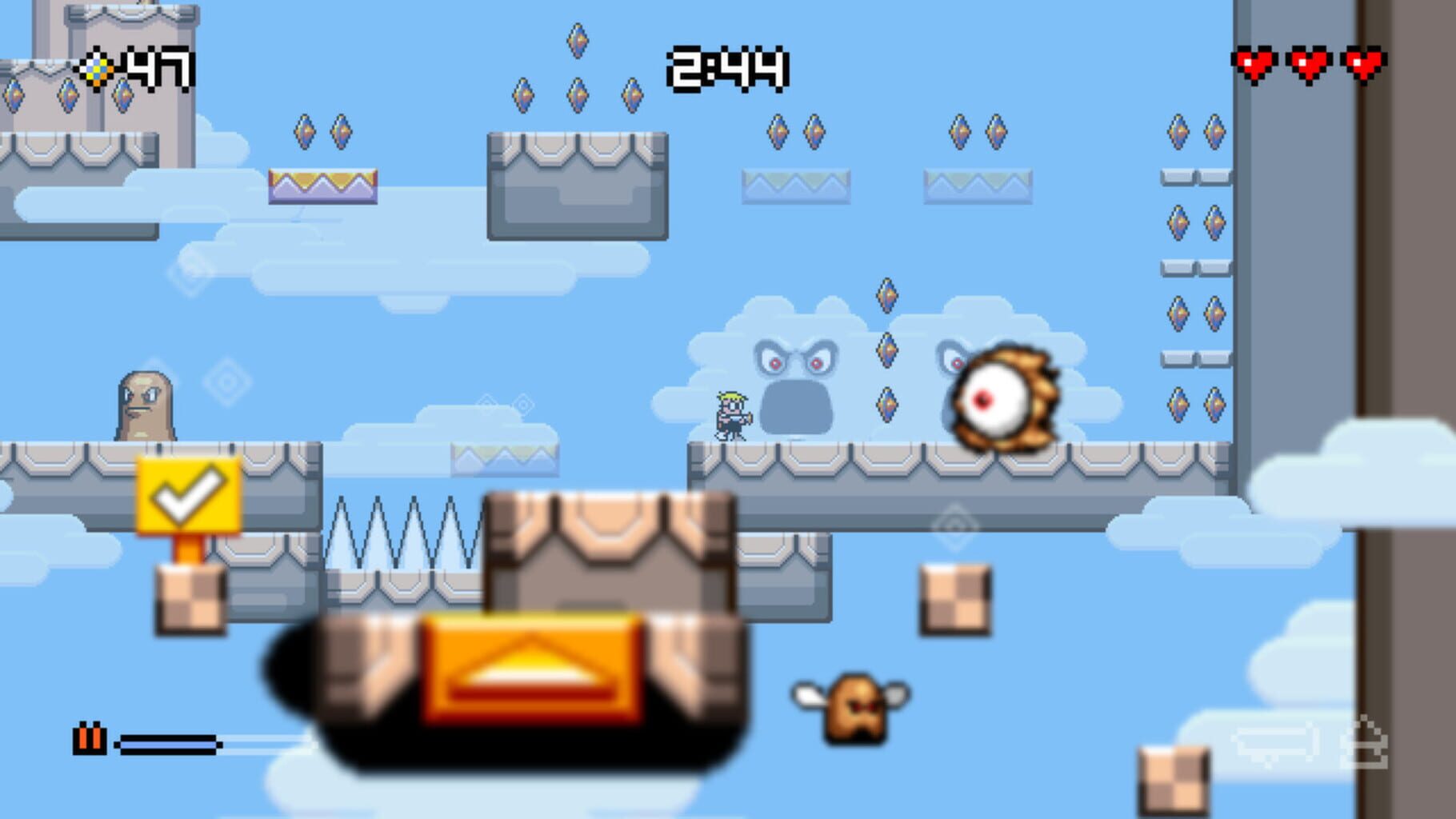 Captura de pantalla - Mutant Mudds Deluxe