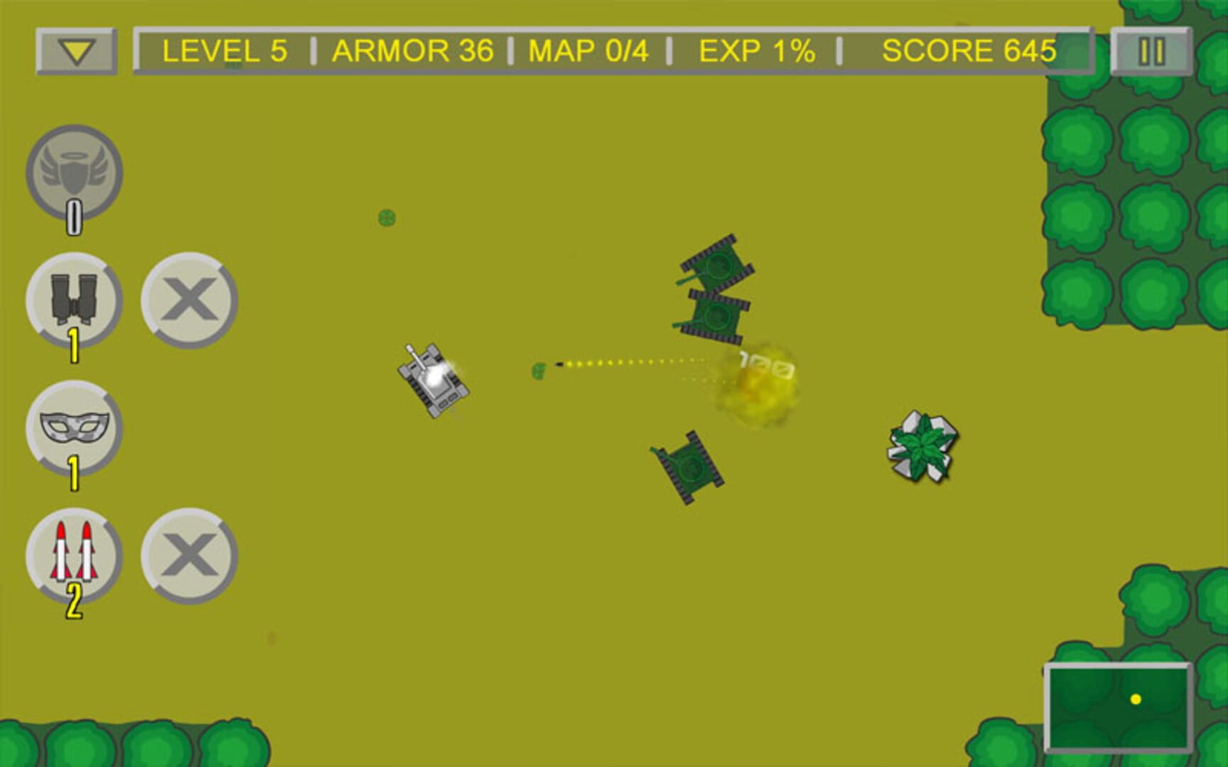Gray Tank - Screenshot