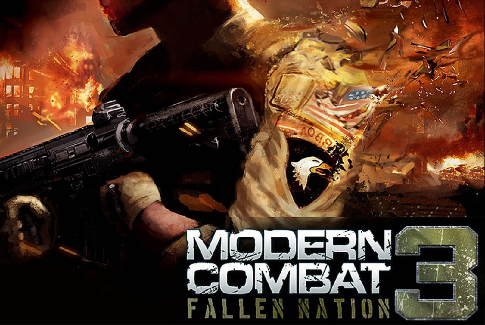 Combat 3 fallen nation. Игра Modern Combat. Modern Combat 3. Modern Combat на андроид. Modern Combat 3 Fallen Nation обложка.
