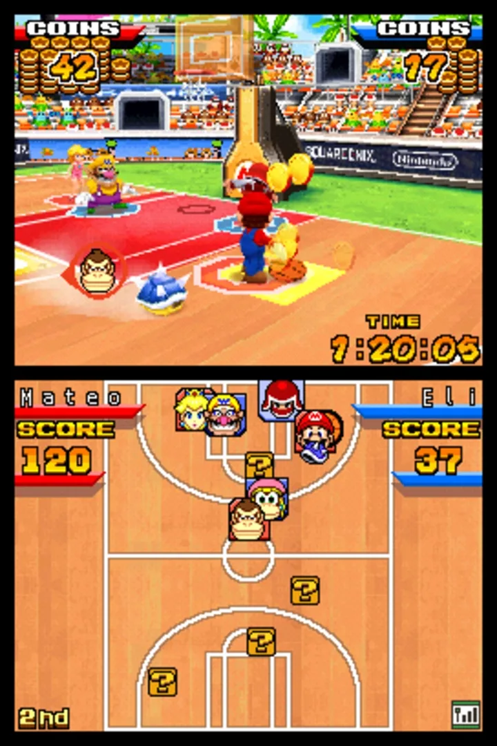 Captura de pantalla - Mario Hoops 3-on-3