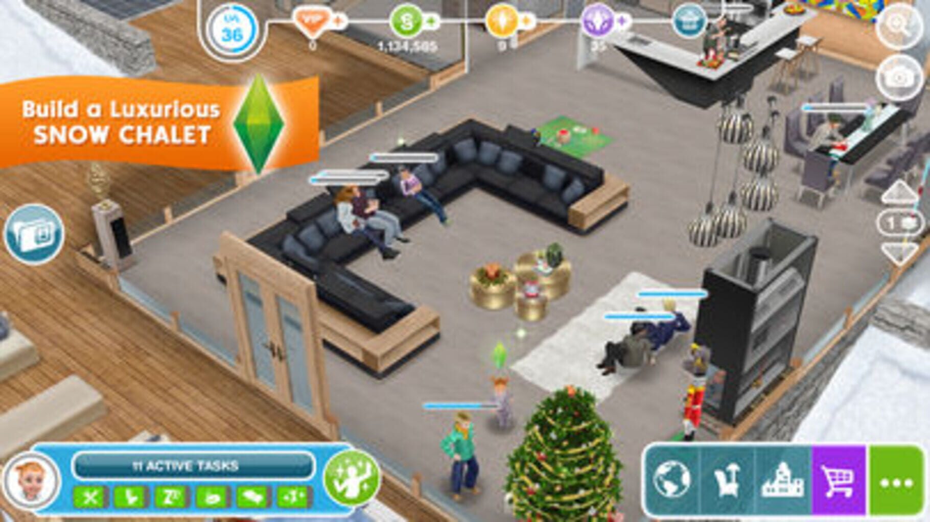 Captura de pantalla - The Sims FreePlay