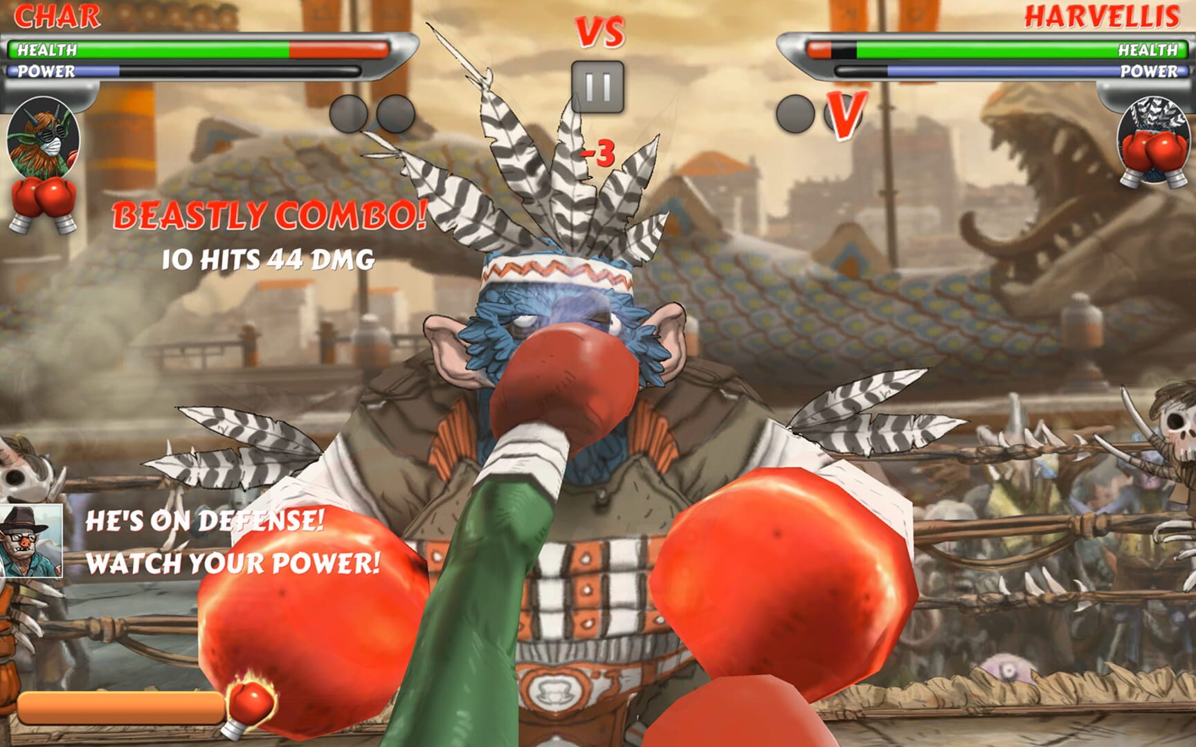 Captura de pantalla - Beast Boxing Turbo