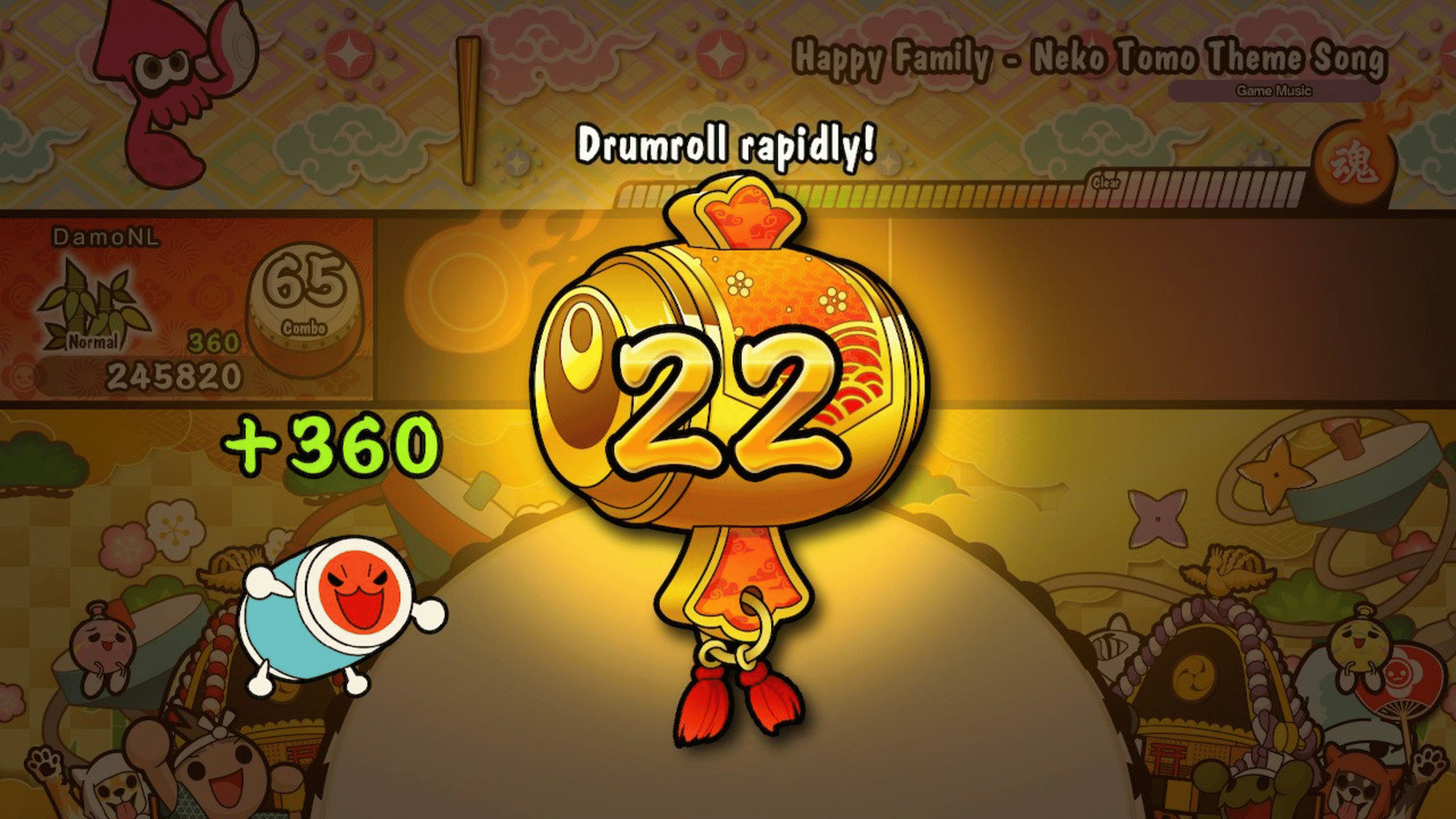 Taiko no Tatsujin: Drum 'n' Fun! screenshot