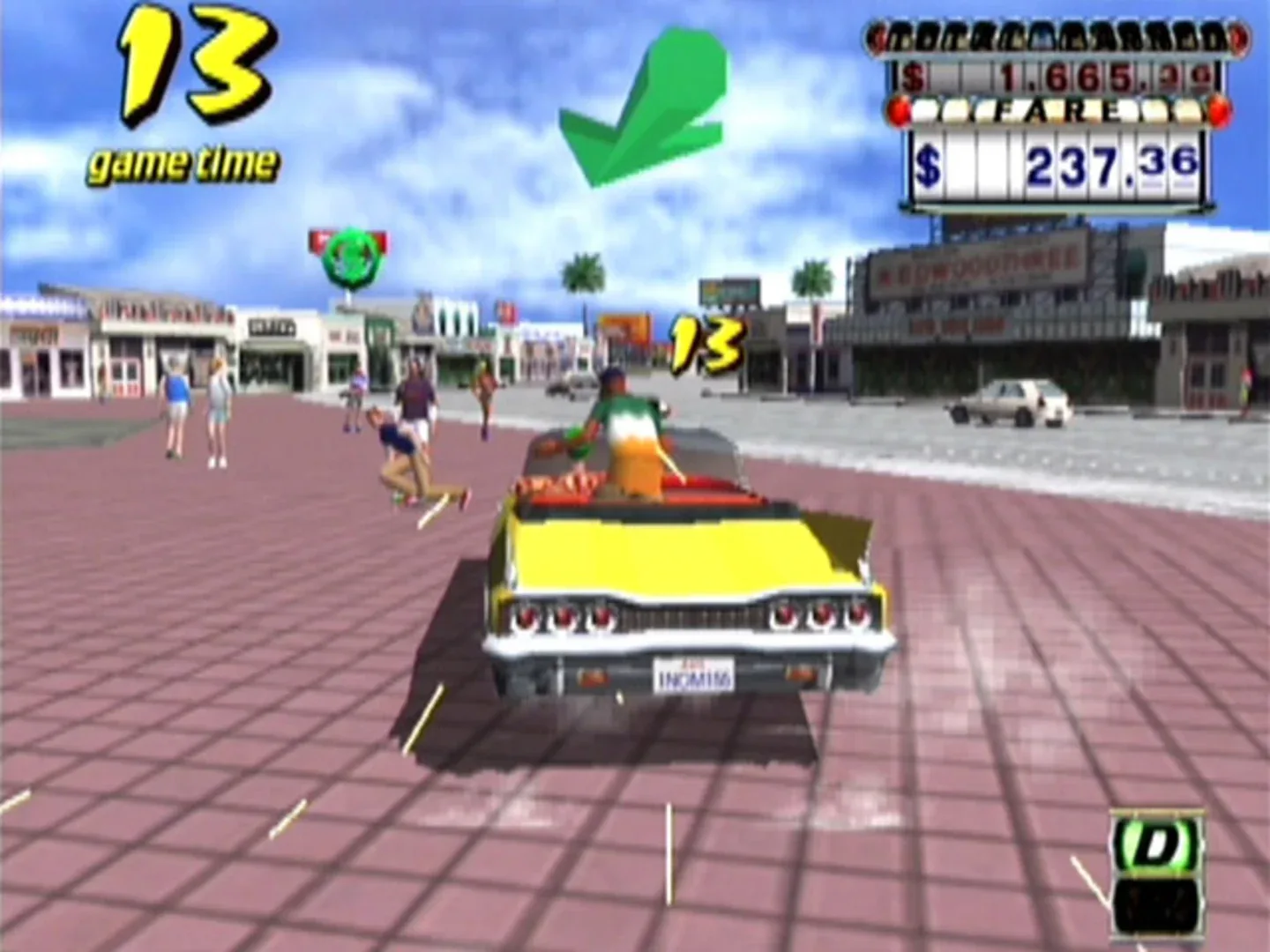 Captura de pantalla - Crazy Taxi