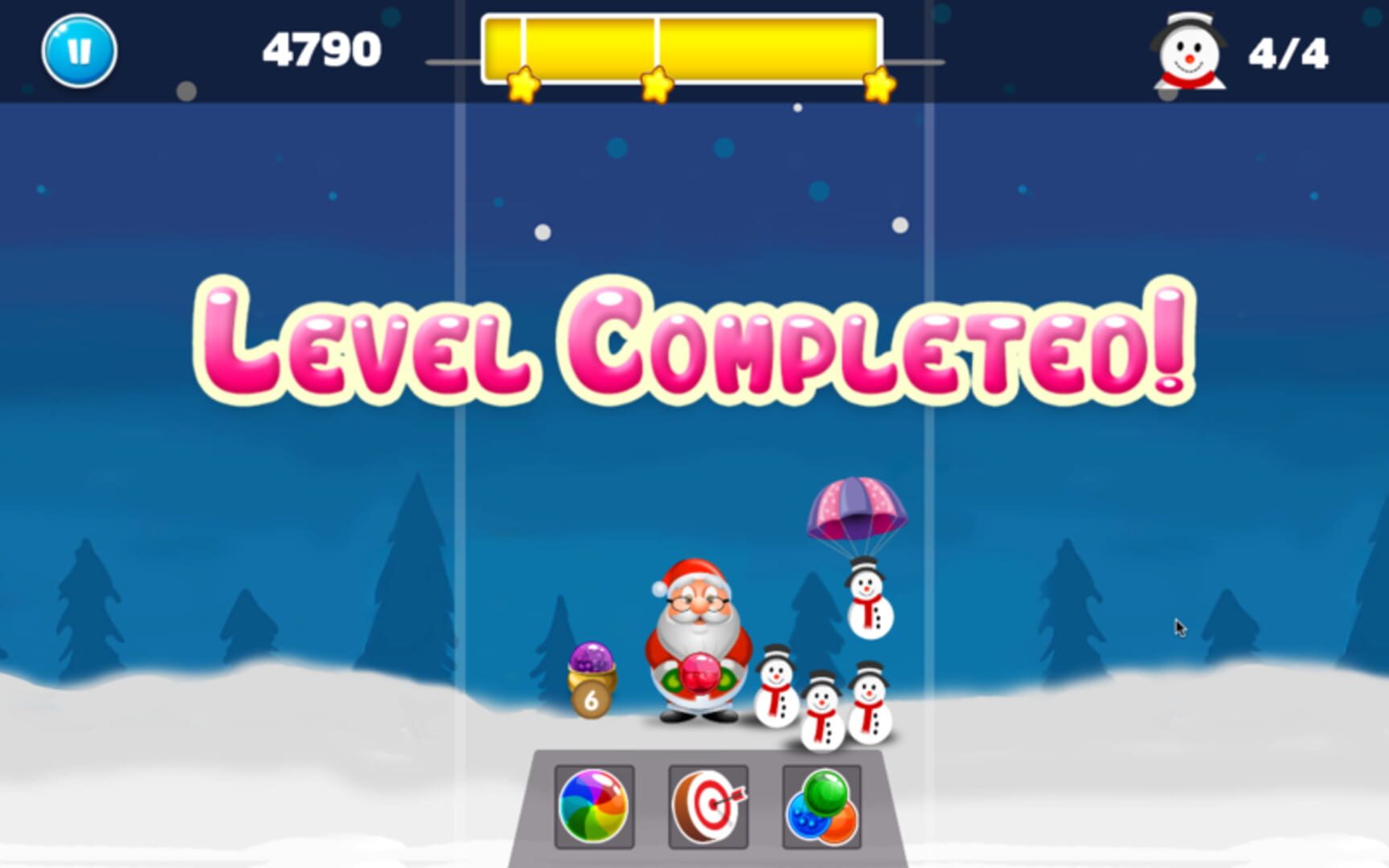 Christmas Bubble Shooter - Screenshot