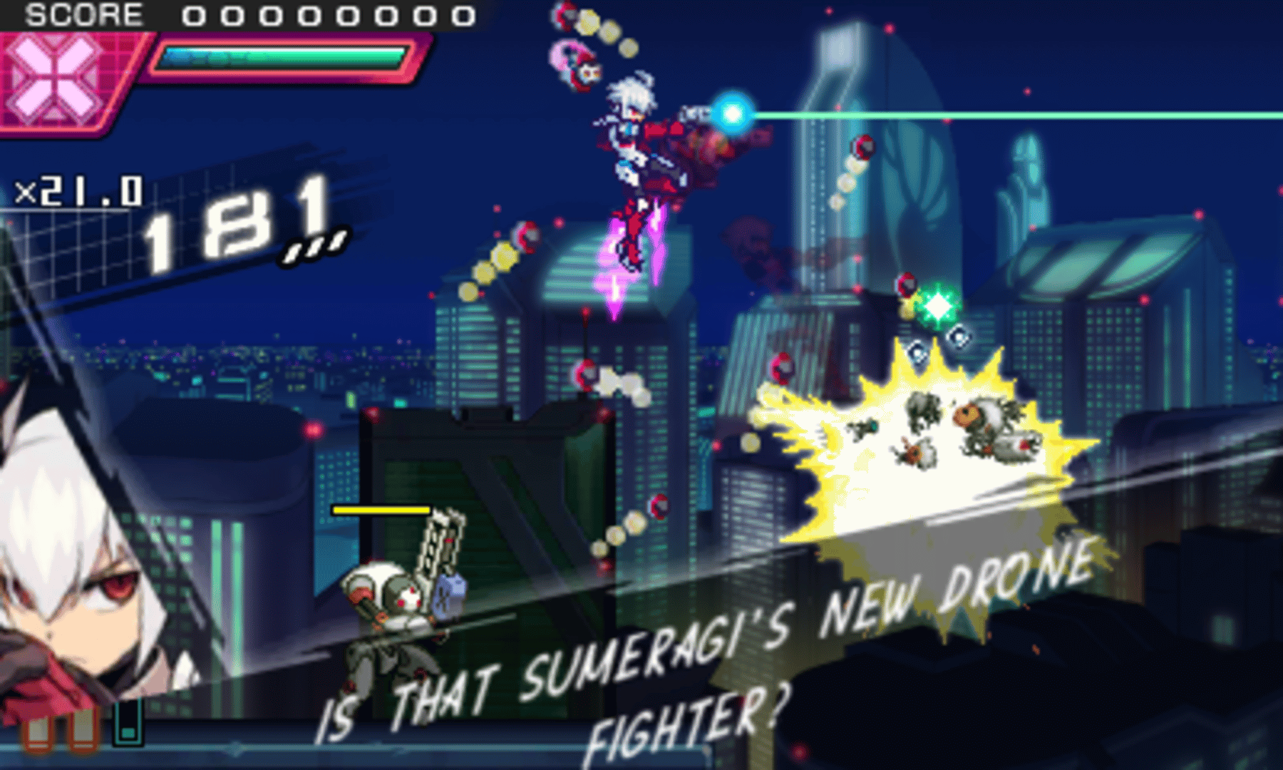 Azure Striker Gunvolt 2 screenshot