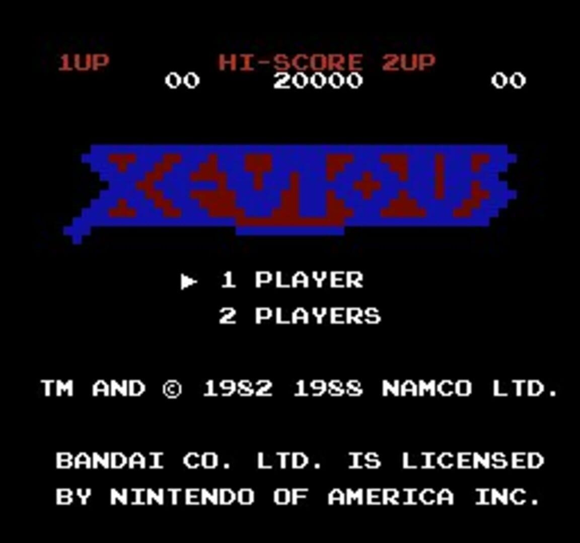 Captura de pantalla - Xevious