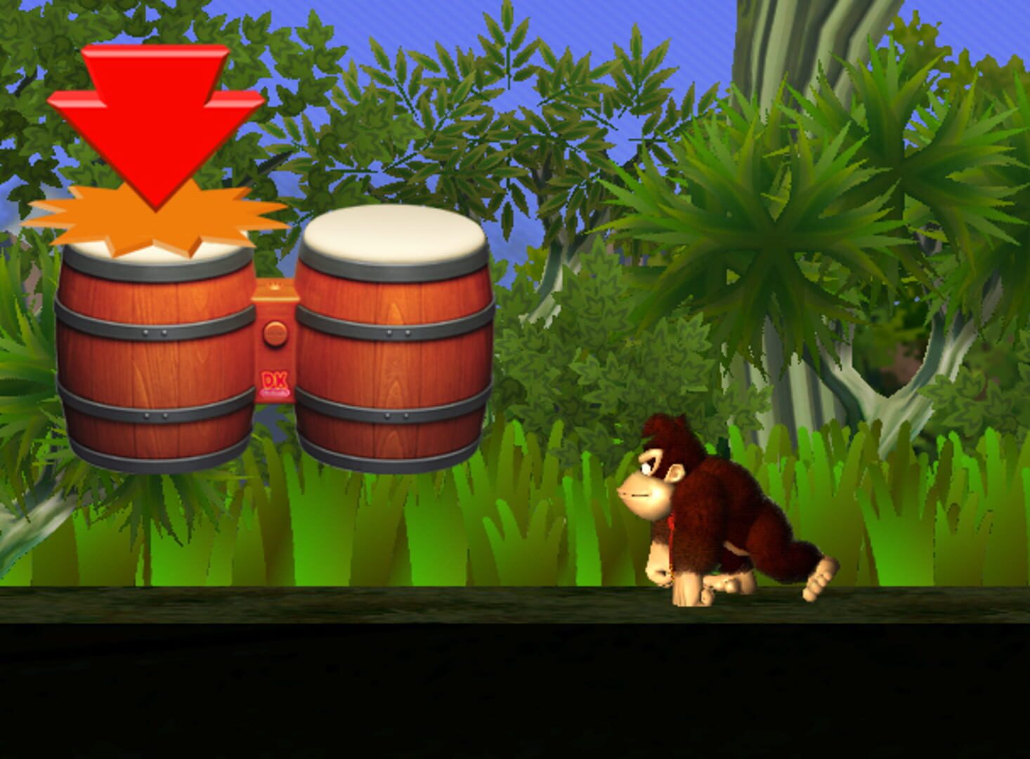 Donkey Kong Jungle Beat screenshot