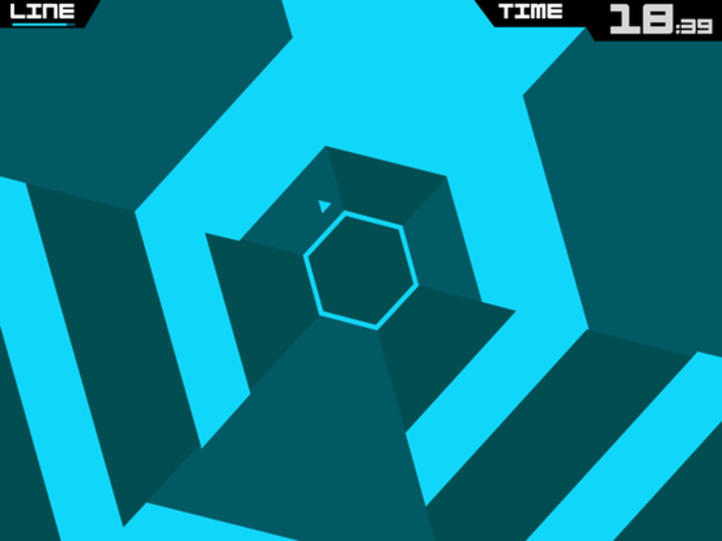 Super Hexagon screenshot