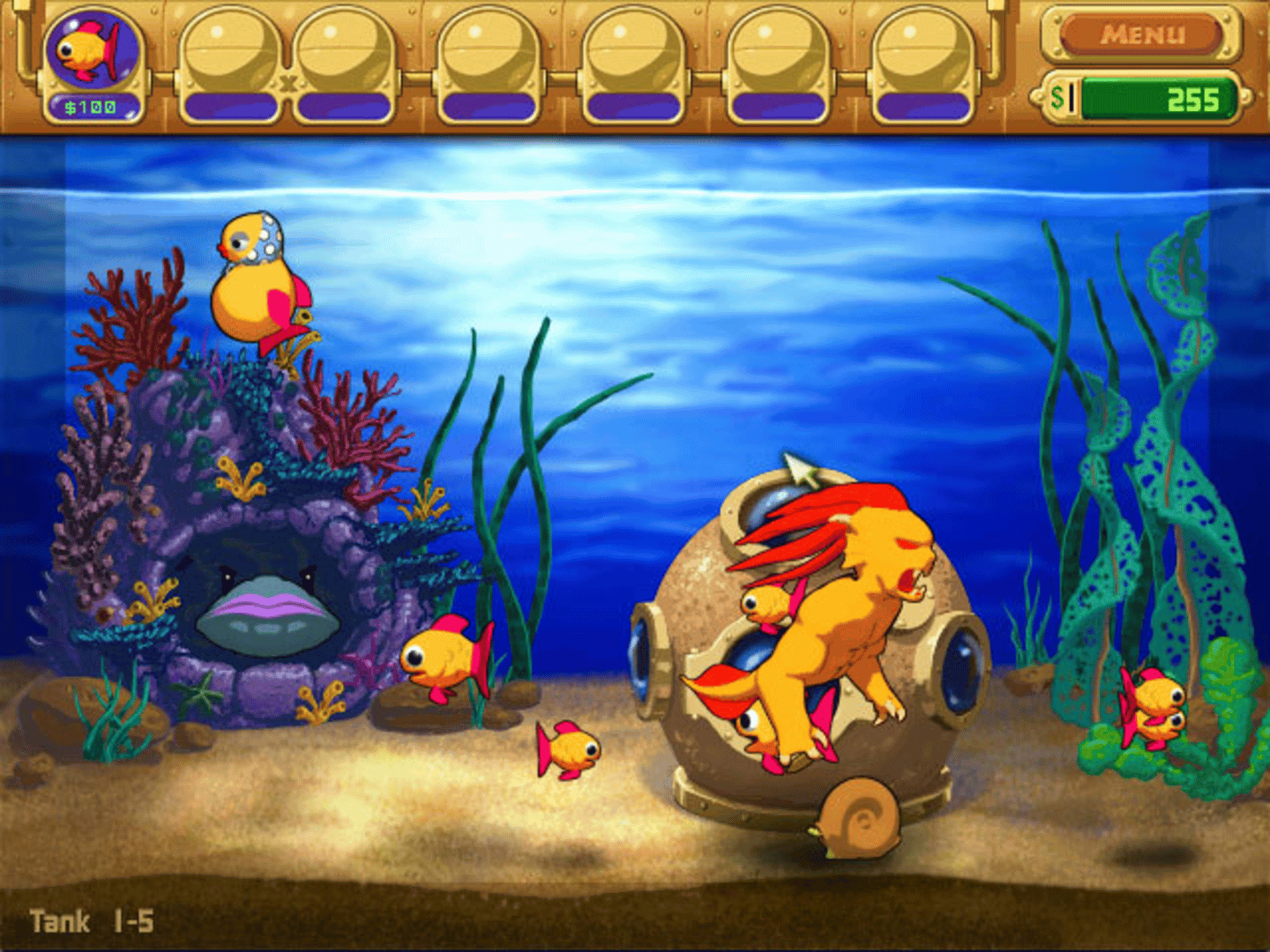 Insaniquarium Deluxe screenshot