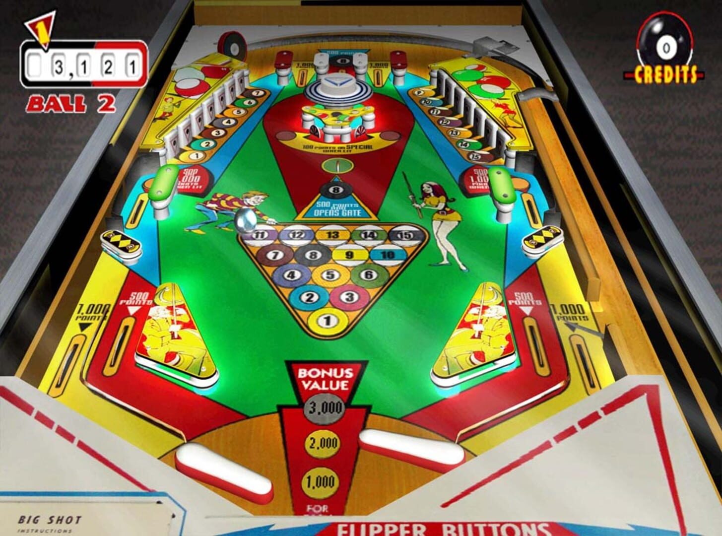 Captura de pantalla - Pinball Hall of Fame: The Gottlieb Collection