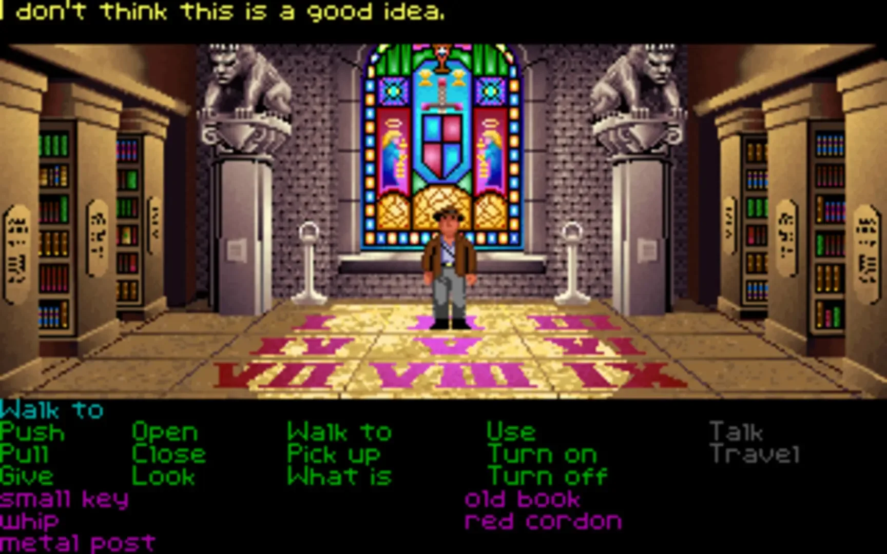 Captura de pantalla - Indiana Jones and the Last Crusade: The Graphic Adventure