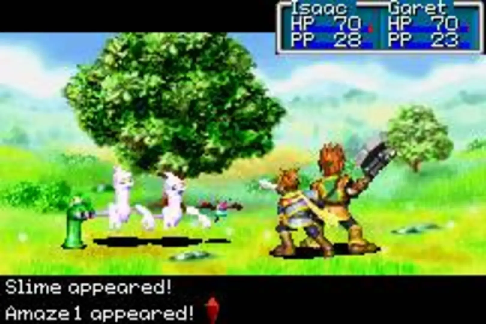 Captura de pantalla - Golden Sun