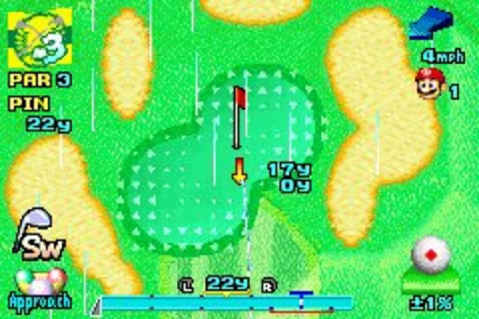 Captura de pantalla - Mario Golf: Advance Tour