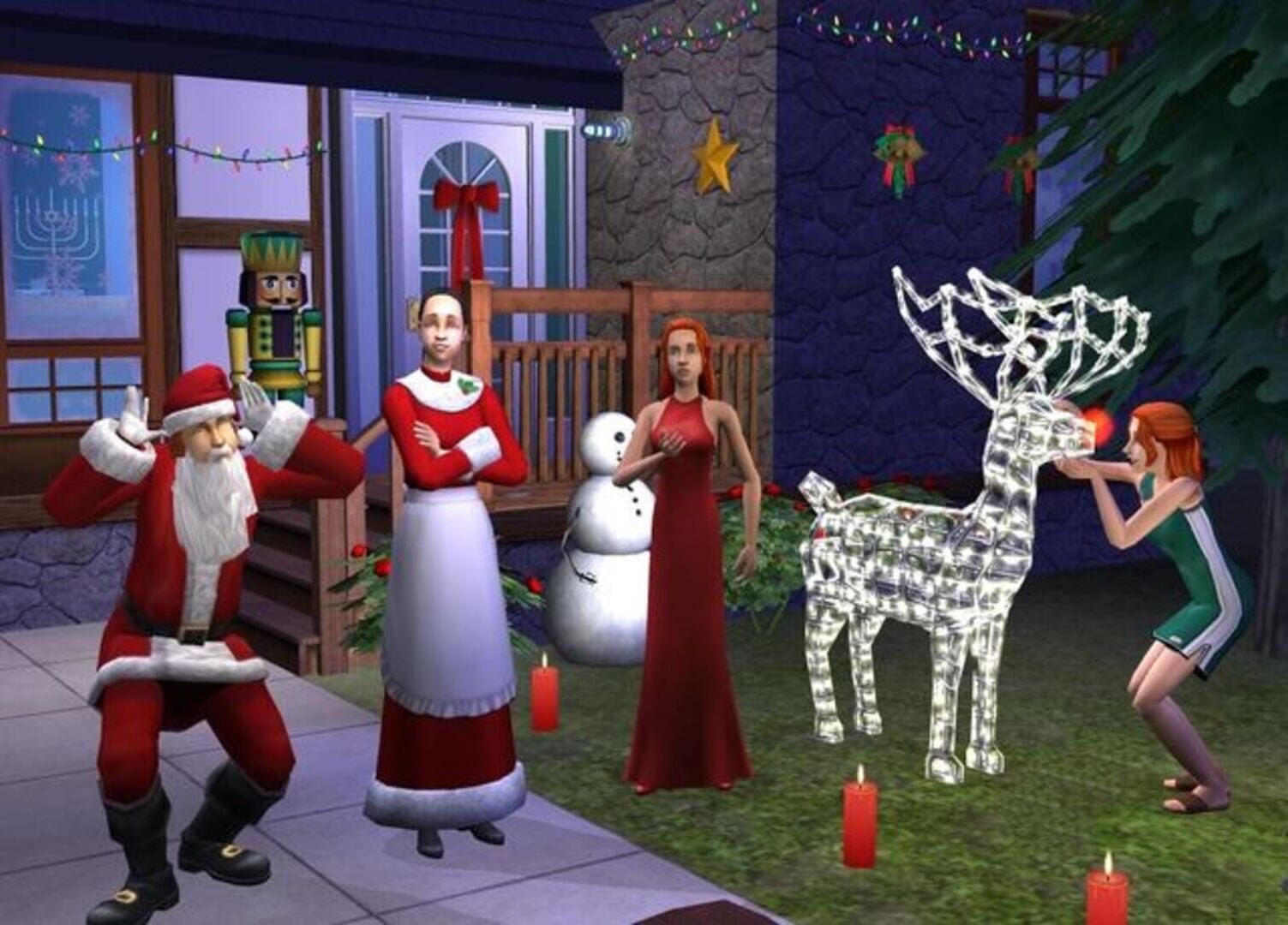 Captura de pantalla - The Sims 2: Holiday Party Pack