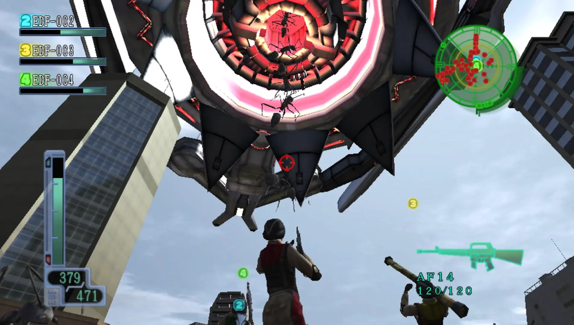 Captura de pantalla - Earth Defense Force 2017 Portable