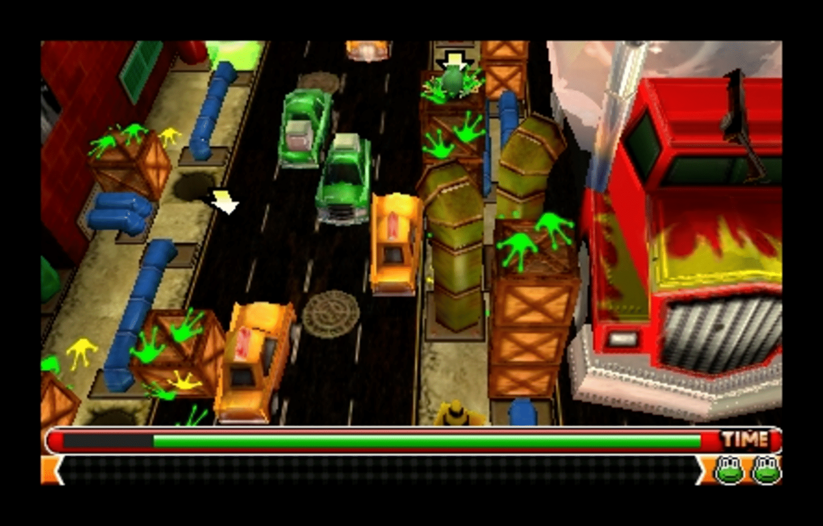 Frogger 3D screenshot