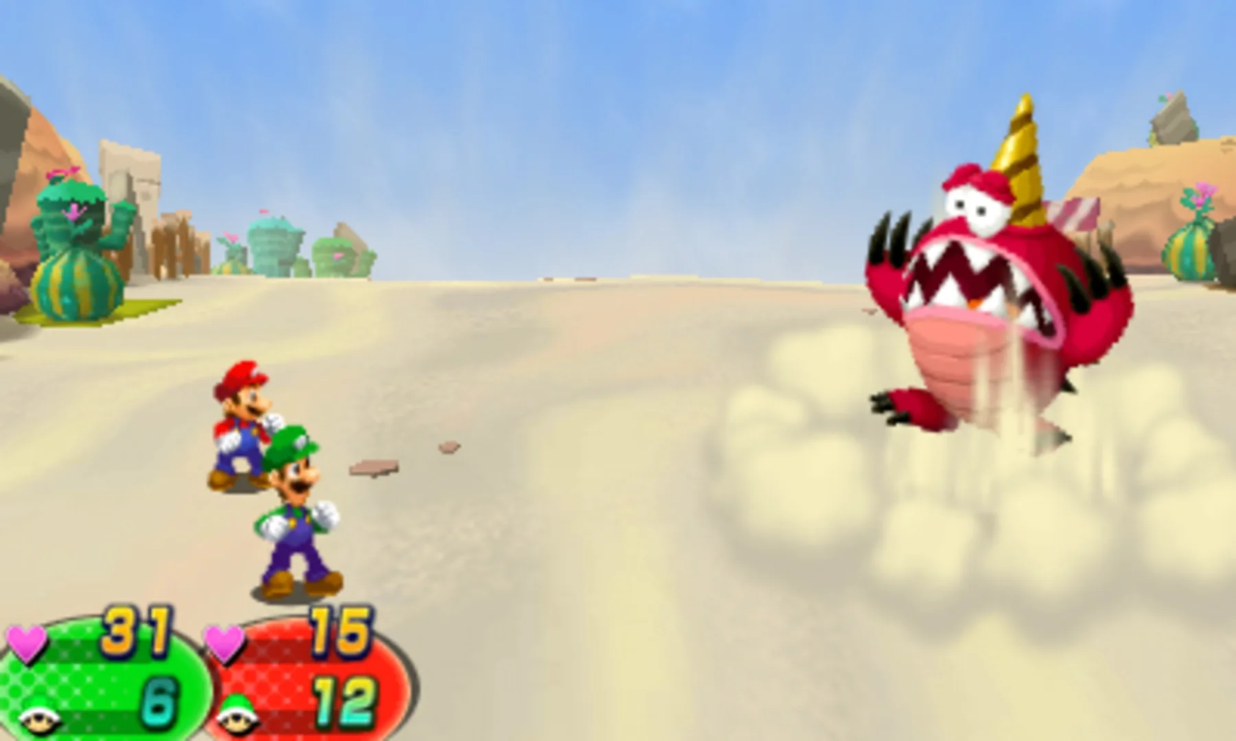 Captura de pantalla - Mario & Luigi: Dream Team