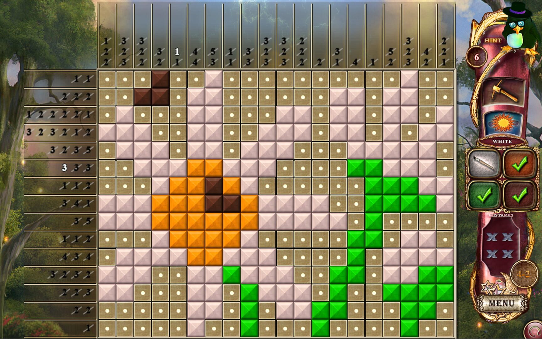 Fantasy Mosaics 14: Fourth Color - Screenshot