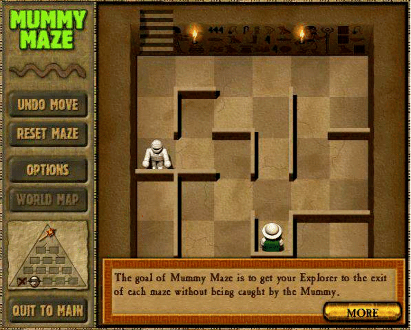 Mummy Maze Deluxe screenshot