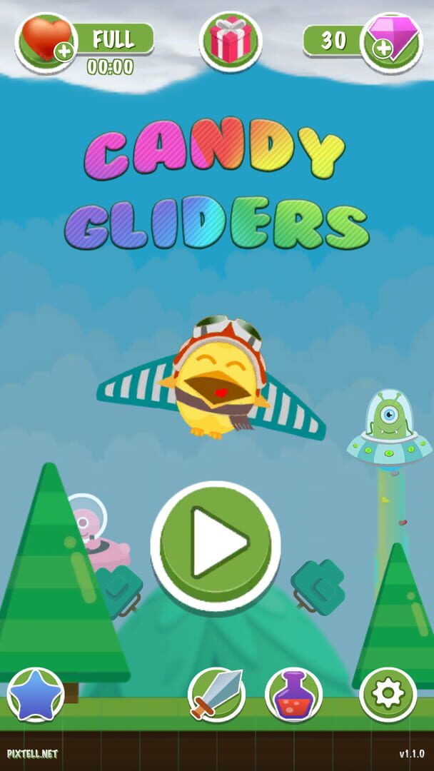 Captura de pantalla - Candy Gliders