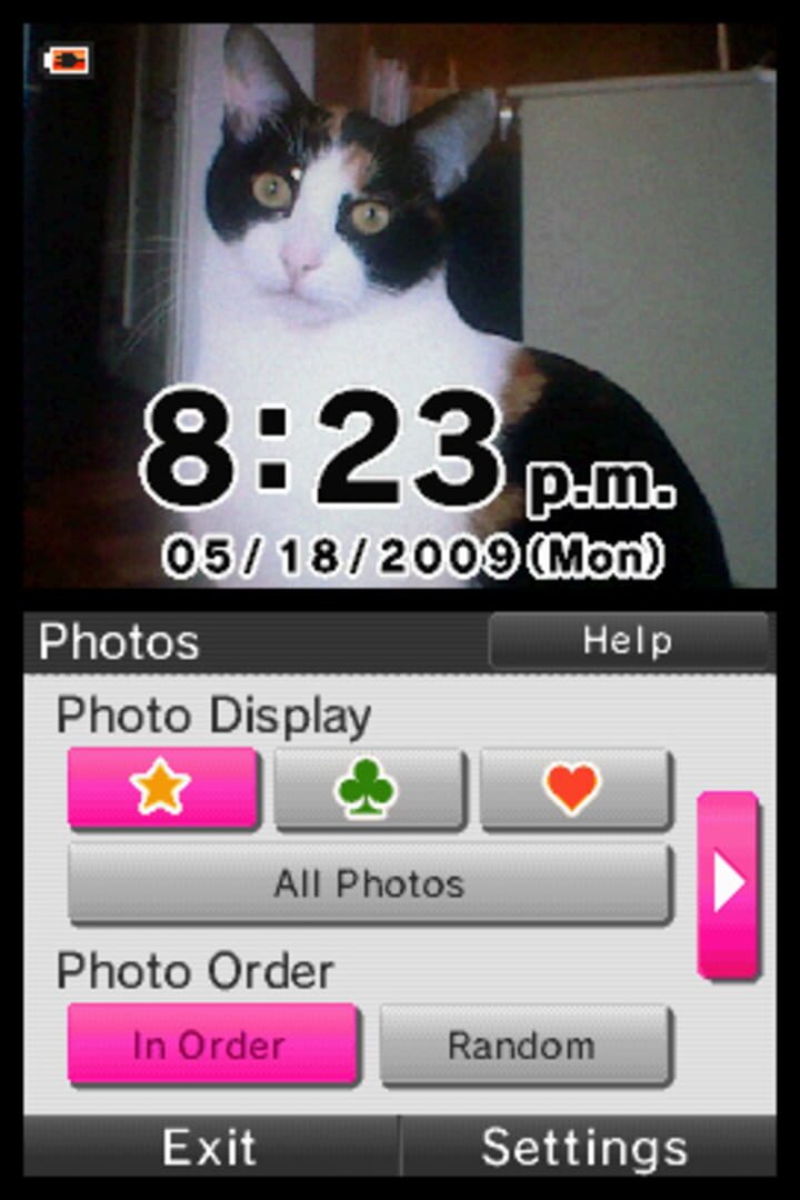 Captura de pantalla - Photo Clock