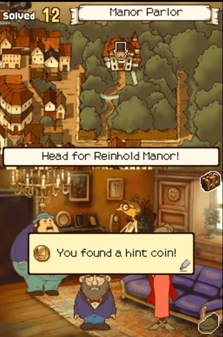 Professor Layton and the Curious Village screenshot