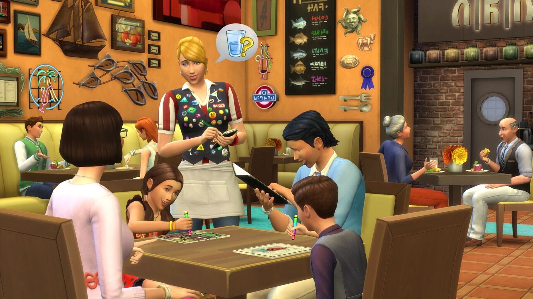 Captura de pantalla - The Sims 4: Dine Out
