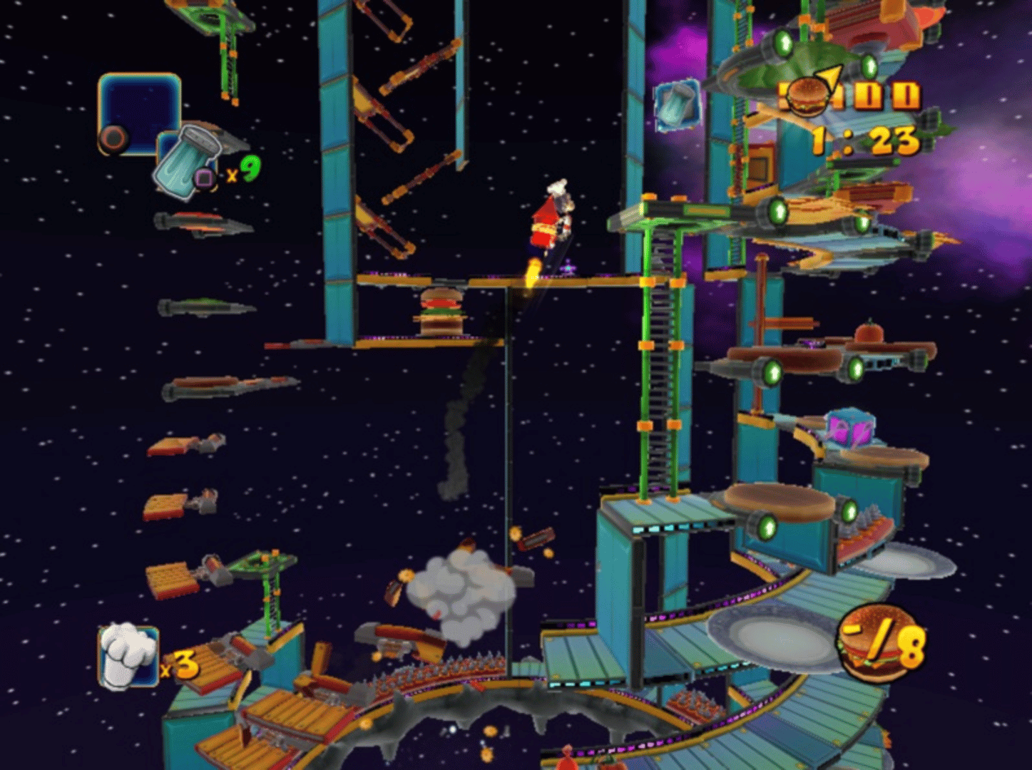 BurgerTime: World Tour screenshot