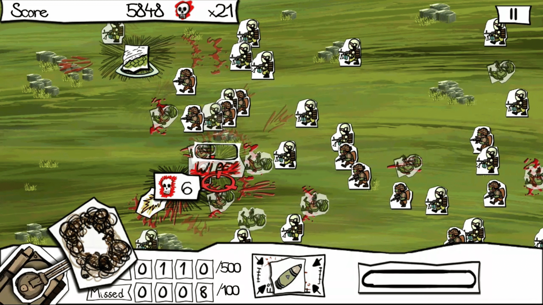 Paper Wars: Cannon Fodder Devastated screenshot