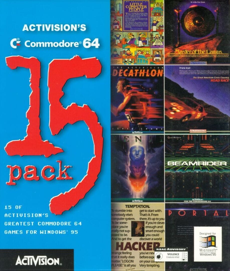 Activision's Commodore 64 15 Pack cover art