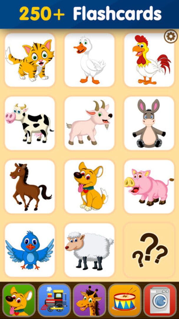 Toddler Flashcards HD: Baby Learning Games & Apps - Screenshot