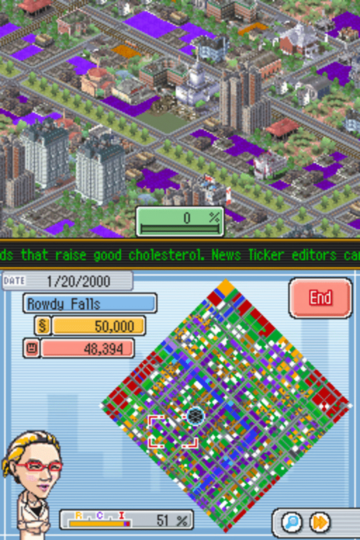 SimCity DS screenshot