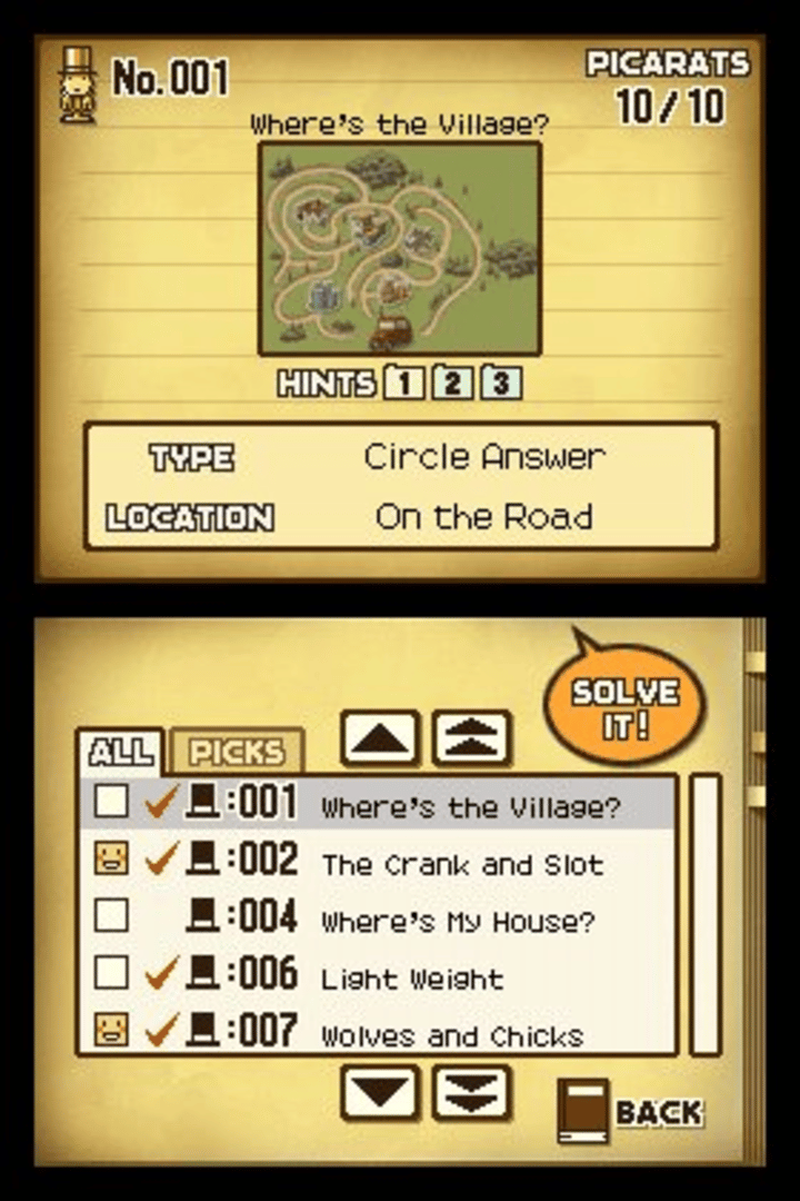 Professor Layton and the Curious Village screenshot