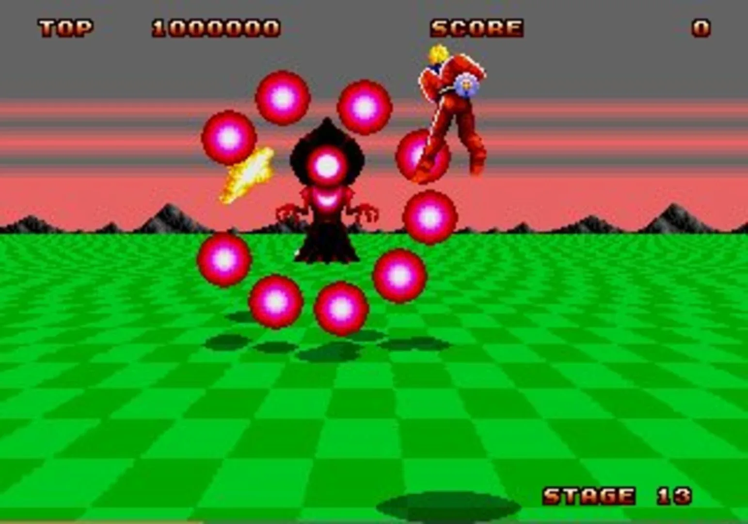 Captura de pantalla - Space Harrier II