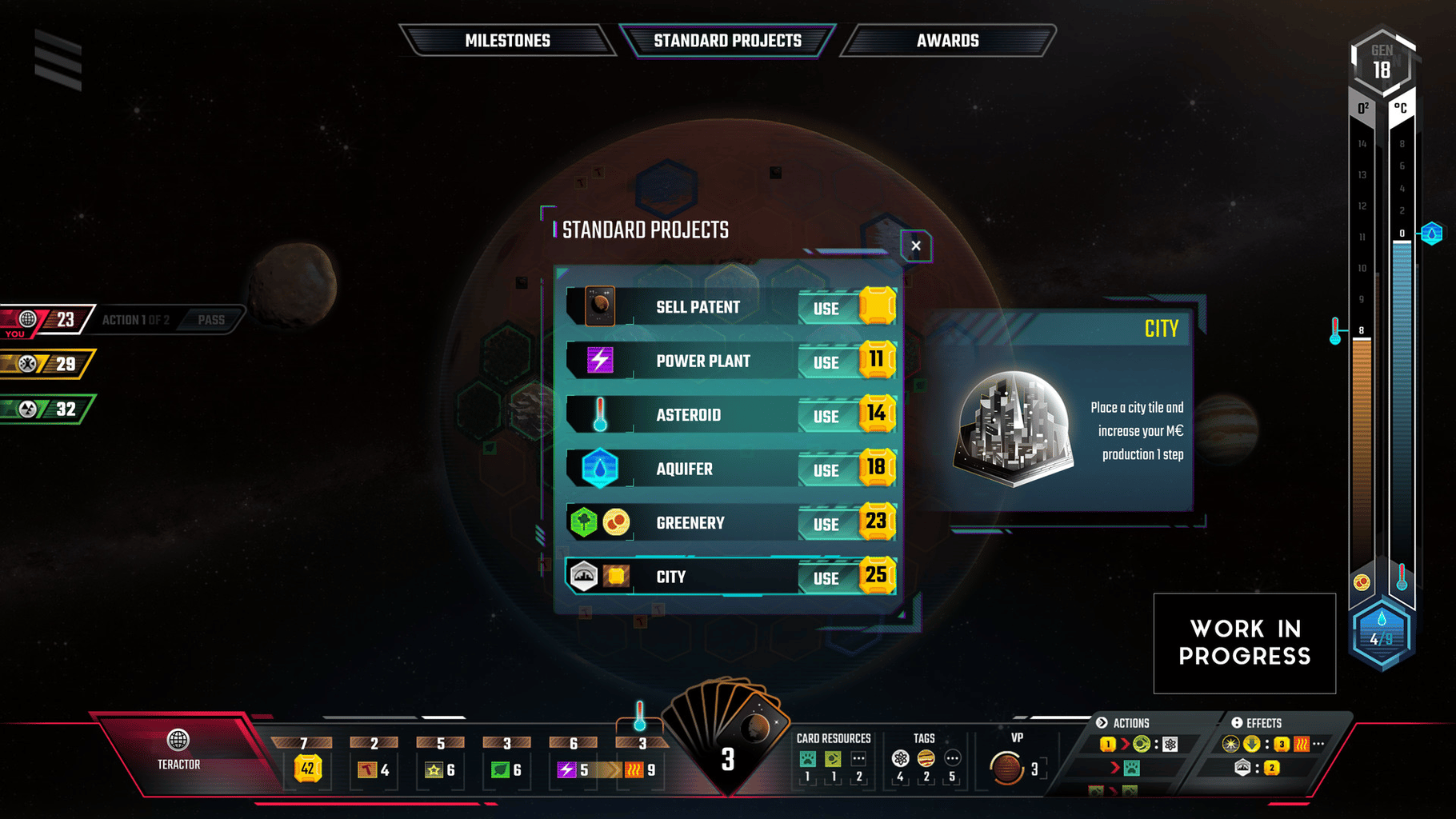 Terraforming Mars screenshot