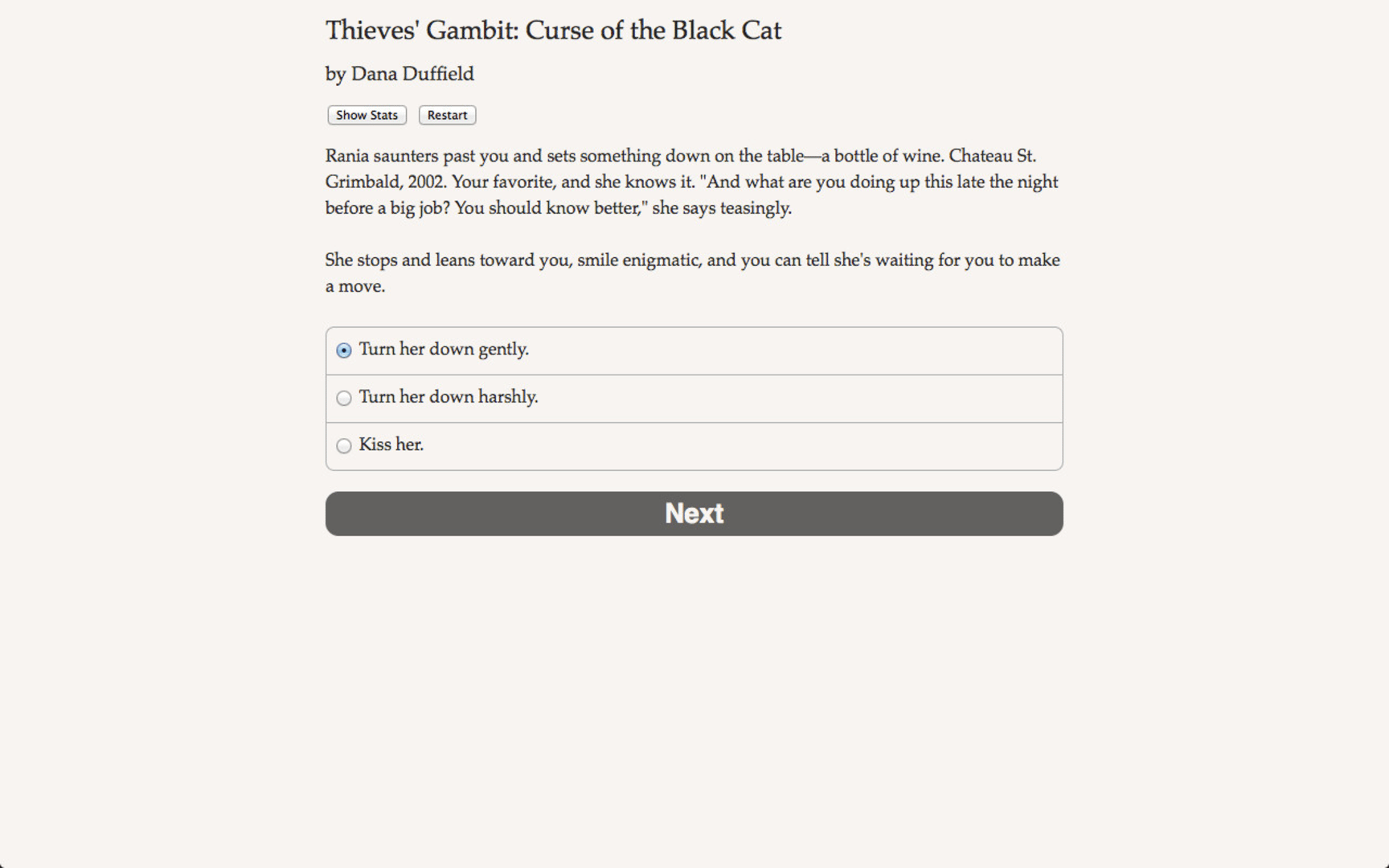 Thieves' Gambit: The Curse of the Black Cat screenshot