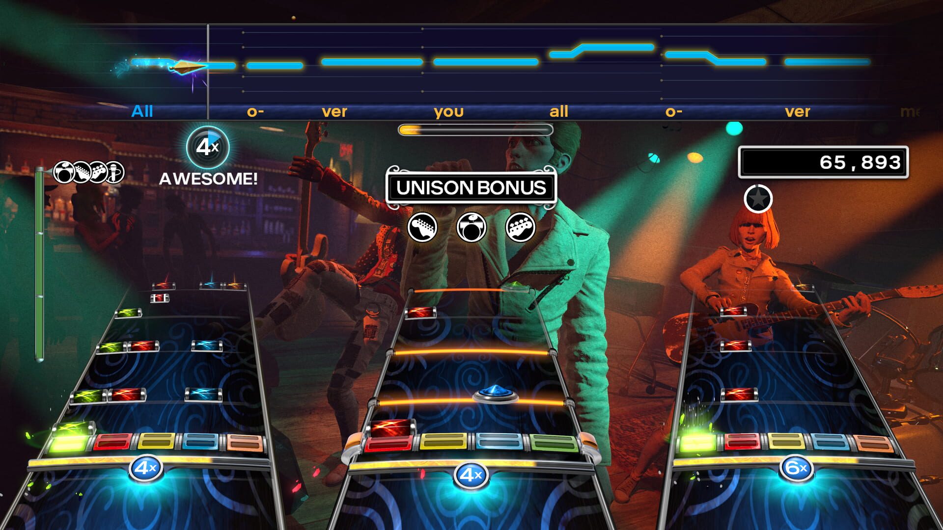 Rock Band 4 screenshot