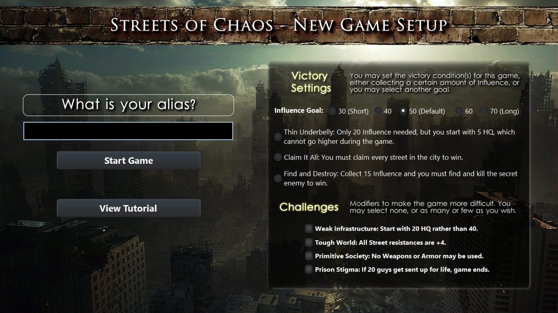 Streets of Chaos - Screenshot