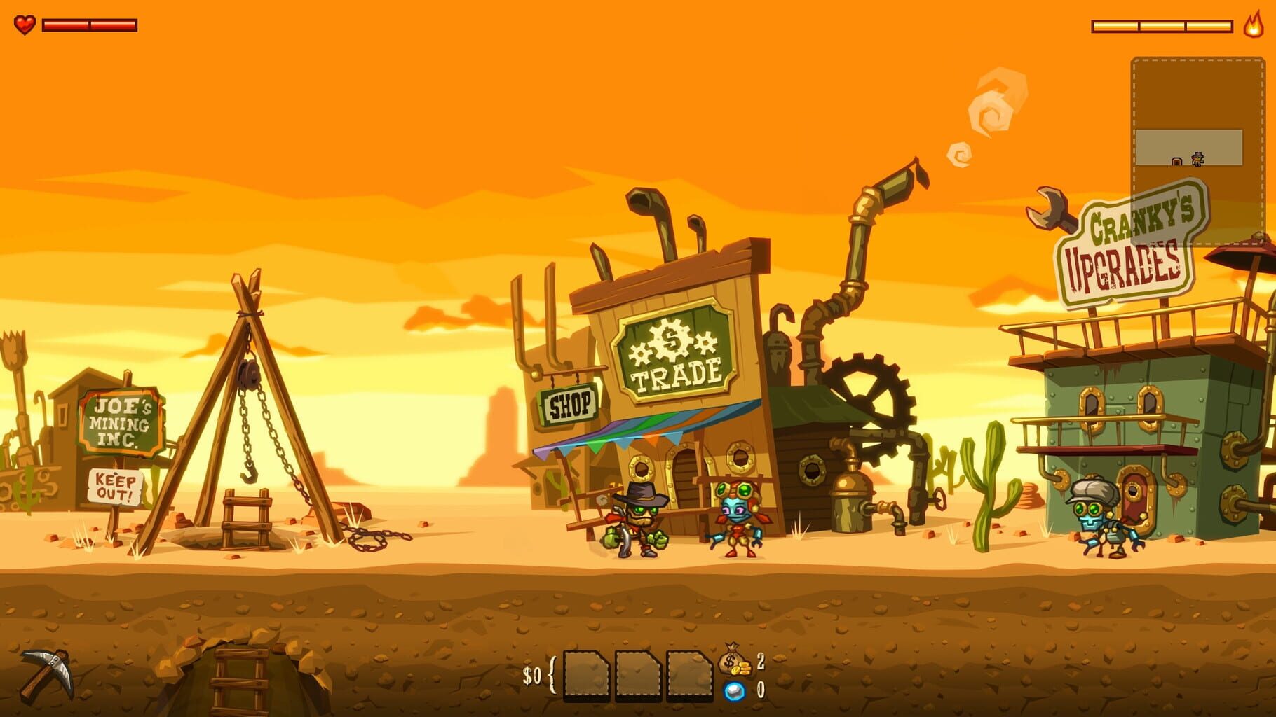 SteamWorld Dig screenshots