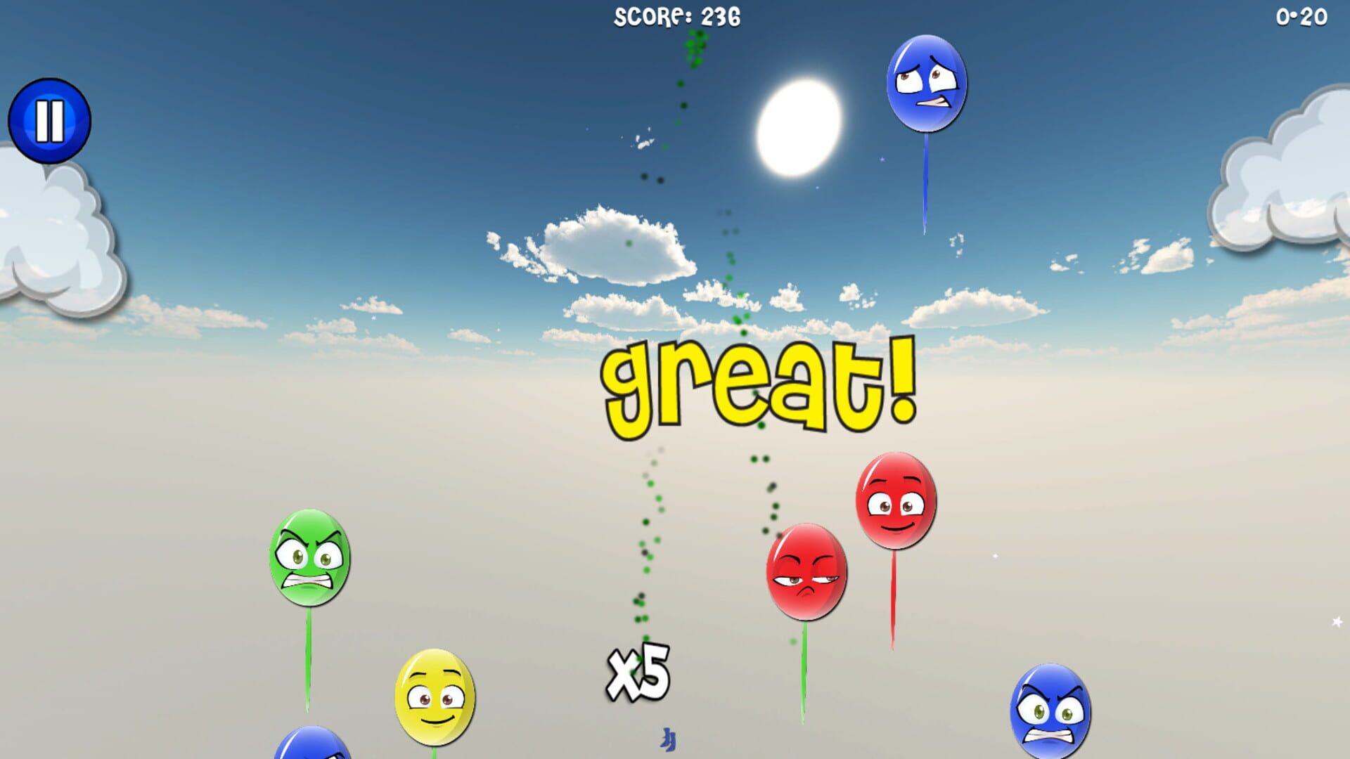 Balloon Blowout - Screenshot