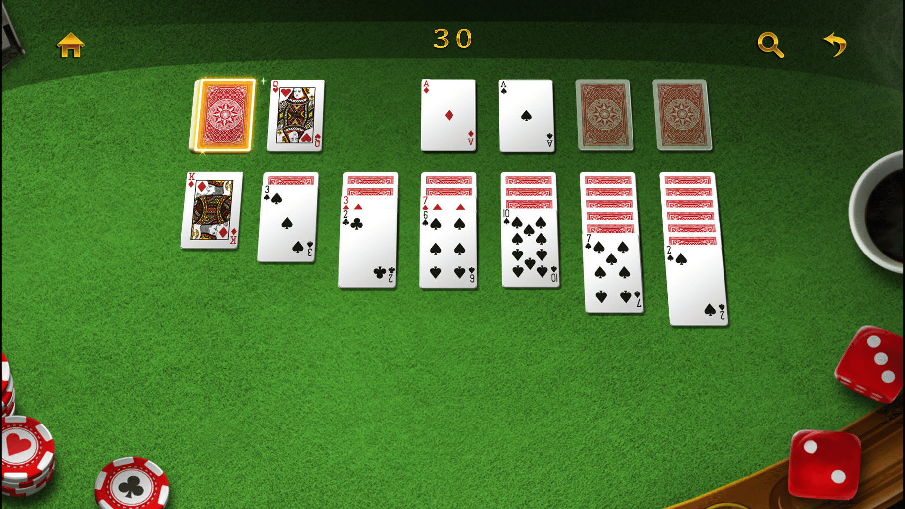 Solitaire screenshot