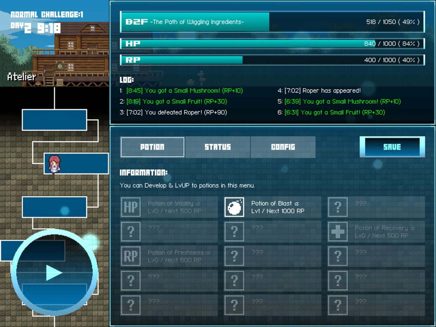 Magic Potion Explorer - Screenshot