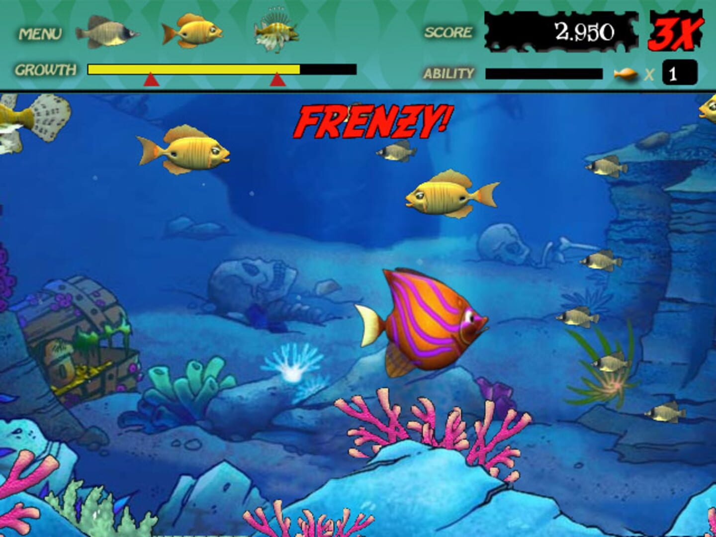 Игры на 2 есть рыбок. Игра feeding Frenzy. Игра feeding Frenzy 1. Рыбки feeding Frenzy. Feeding Frenzy 2 Deluxe.