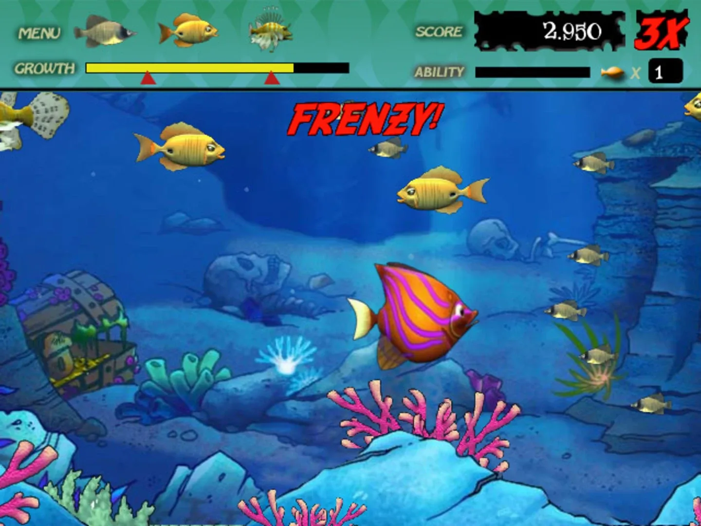 Captura de pantalla - Feeding Frenzy
