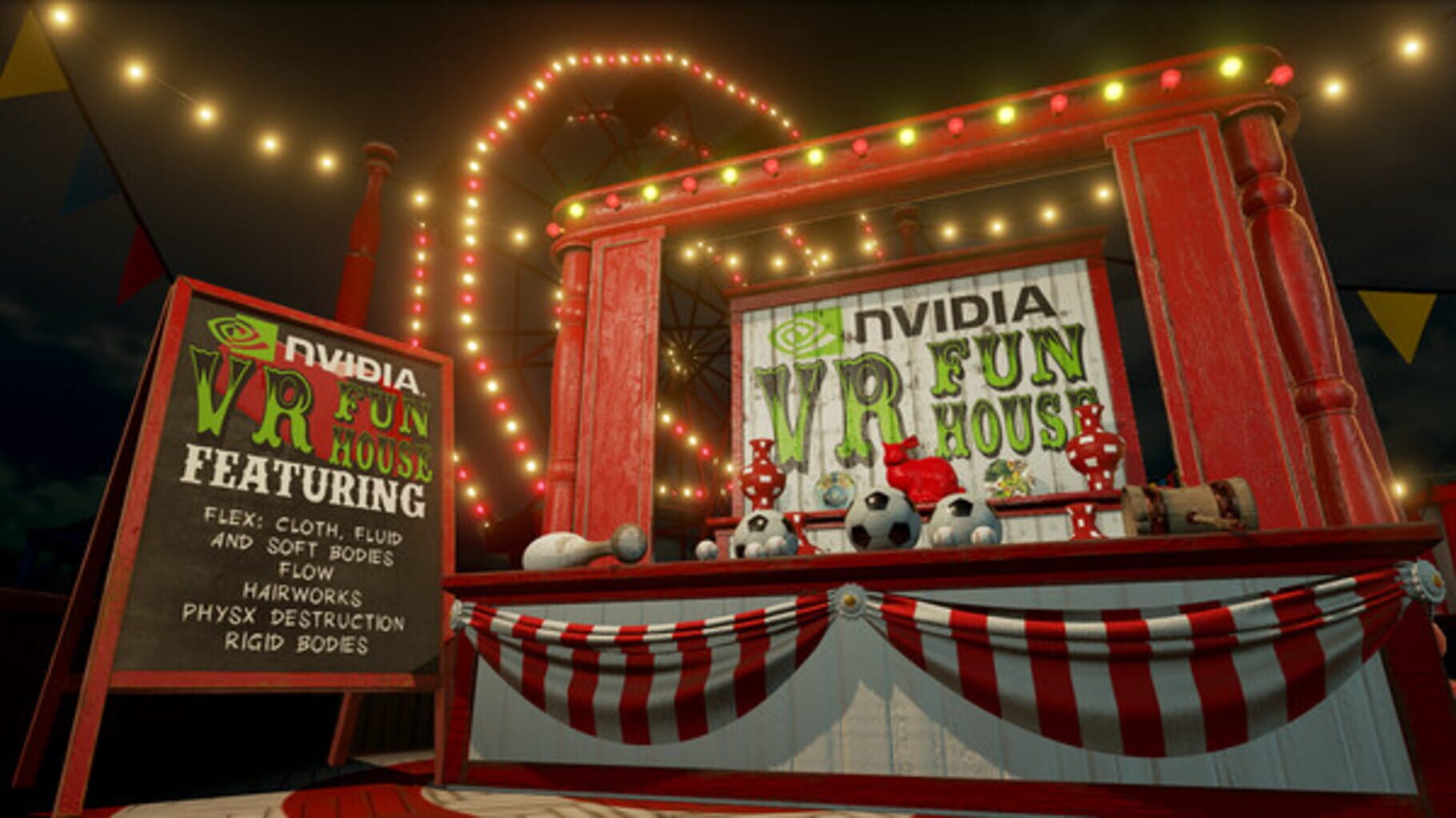 Captura de pantalla - NVIDIA VR Funhouse