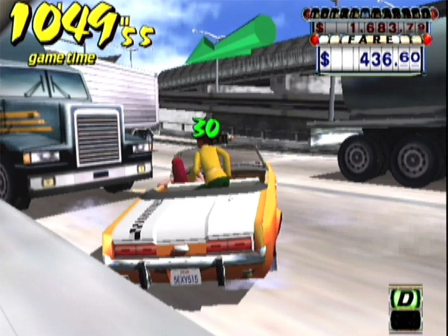 Captura de pantalla - Crazy Taxi