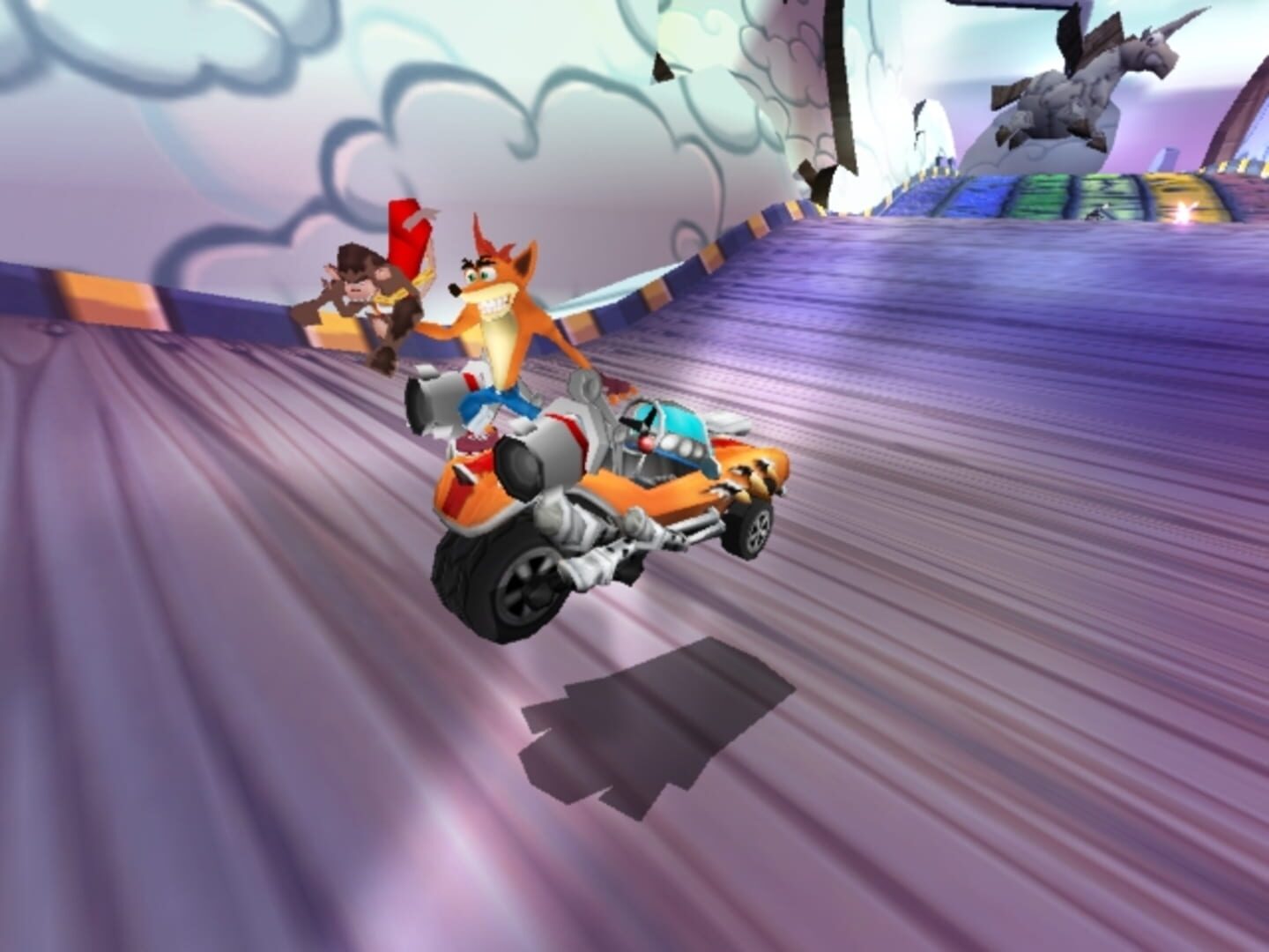 Краш игра иксы. Crash Bandicoot гонки. Crash Bandicoot Team Racing ps2. Crash tag Team Racing. Crash Team Racing ps2.